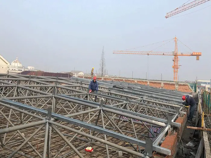 启东四小体育馆网架