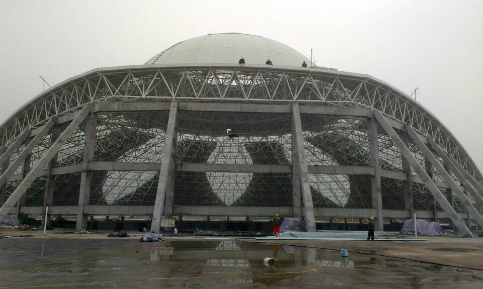 启东温泉馆网架工程